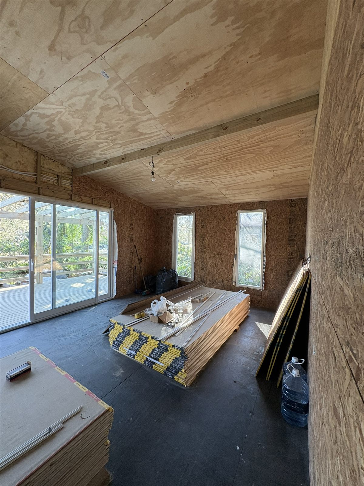 Construcción en madera Isla Delta – interior paso 3